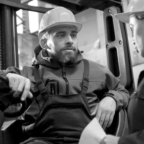 Opérateur de chariot élévateur.